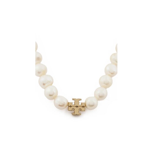 Tory Burch Naszyjnik Kira Pearl Necklace 157964 Złoty Tory Burch uniwersalny MODIVO