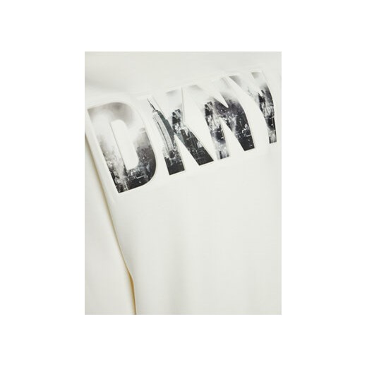 DKNY Bluza P4AHASID Biały Regular Fit XS MODIVO