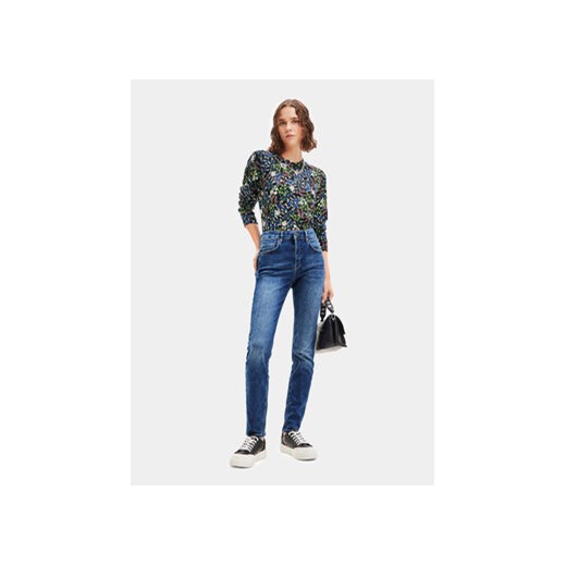 Desigual Jeansy 23WWDD90 Niebieski Skinny Fit Desigual 34 MODIVO