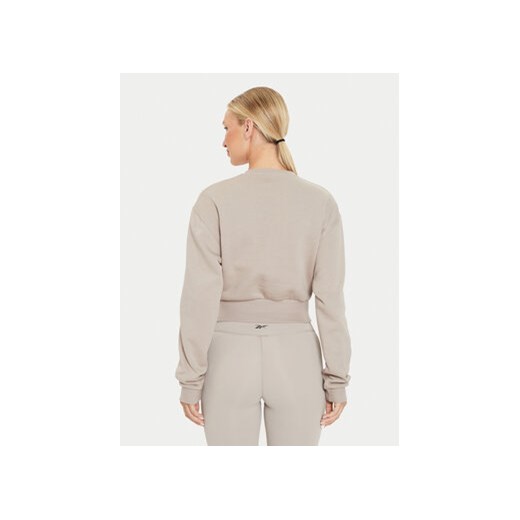 Reebok Bluza Fleece Coverup 100076068 Brązowy Regular Fit Reebok S MODIVO