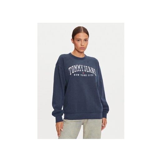 Tommy Jeans Bluza Varsity DW0DW19824 Granatowy Regular Fit Tommy Jeans XXS MODIVO