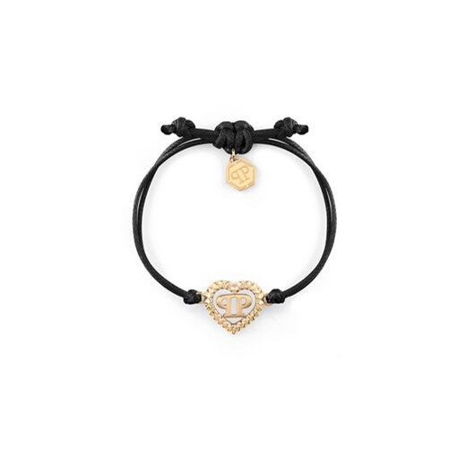 PHILIPP PLEIN Bransoletka Plein Rocked Heart PJZEA09BU Czarny uniwersalny MODIVO