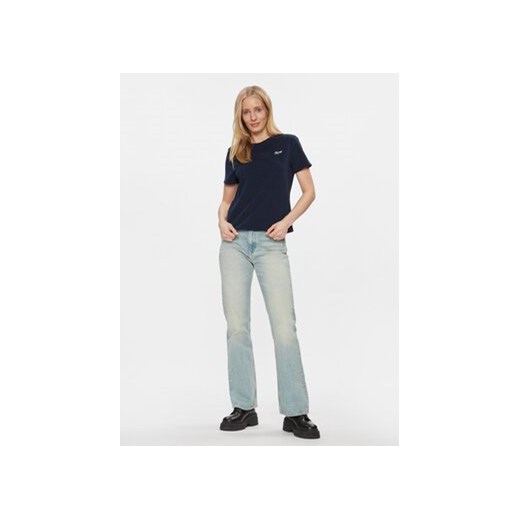 Tommy Jeans T-Shirt Script DW0DW17367 Niebieski Regular Fit Tommy Jeans XXS MODIVO