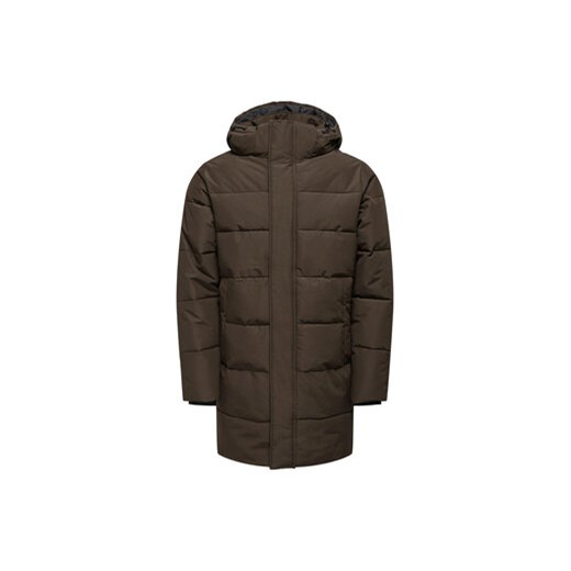 Only & Sons Kurtka puchowa 22020156 Brązowy Regular Fit Only & Sons L MODIVO