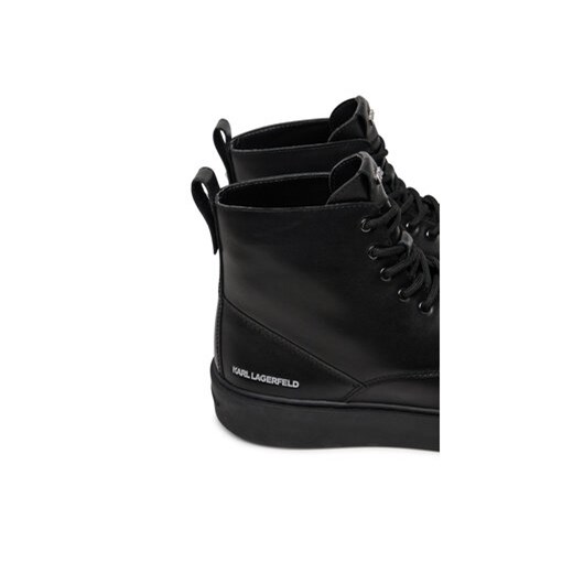 KARL LAGERFELD Trzewiki KL53350A Czarny Karl Lagerfeld 42 MODIVO