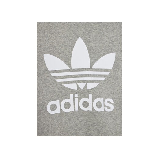adidas Bluza Trefoil GD2709 Szary Regular Fit 13_14Y MODIVO