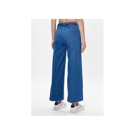 Tommy Hilfiger Jeansy WW0WW38134 Niebieski Wide Leg Tommy Hilfiger 25_30 MODIVO