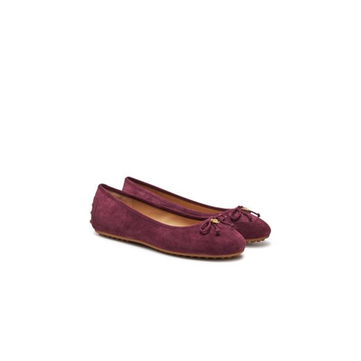 LAUREN RALPH LAUREN Baleriny 802951376002 Bordowy 37 MODIVO