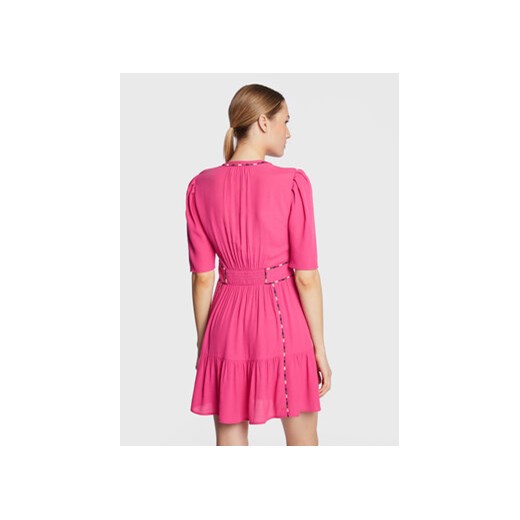Ba&sh Sukienka codzienna Teresa 1E23TERE Różowy Regular Fit L MODIVO
