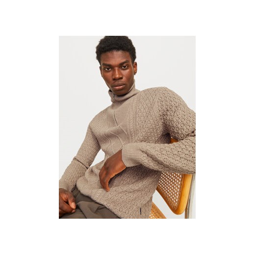 Jack&Jones Sweter Blunorth 12261780 Beżowy Regular Fit S MODIVO