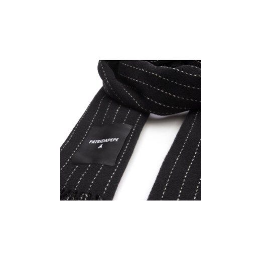 Patrizia Pepe Szalik 8F0458/A474 F1OO Czarny Patrizia Pepe uniwersalny MODIVO