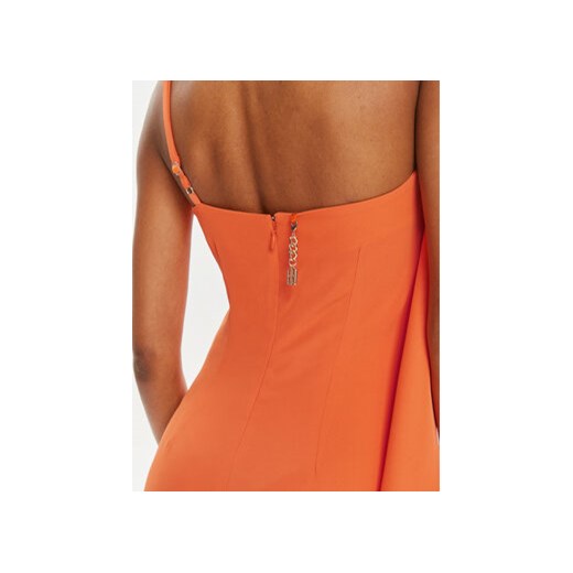 Fracomina Sukienka wieczorowa FQ24SD3012W47601 Pomarańczowy Slim Fit Fracomina XL MODIVO