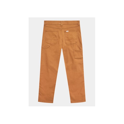 Lee Spodnie materiałowe Carpenter LEE0019 Brązowy Regular Fit Lee 14_15Y MODIVO