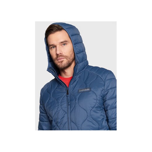 Napapijri Kurtka puchowa A-Morgex NP0A4GJI Niebieski Regular Fit Napapijri XL MODIVO