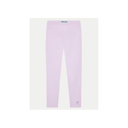 United Colors Of Benetton Legginsy 3MT1CF02G Fioletowy Slim Fit United Colors Of Benetton 122 MODIVO