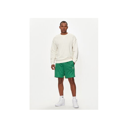 Puma Szorty sportowe T7 624394 Zielony Relaxed Fit Puma L MODIVO