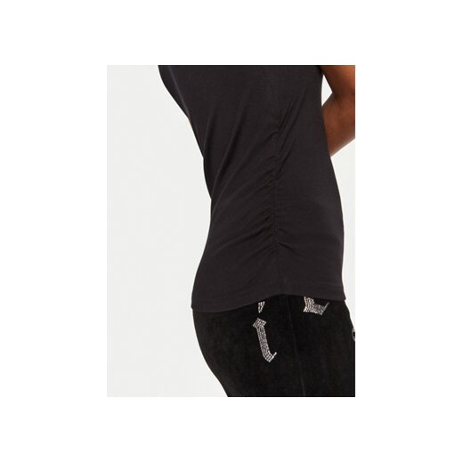 Juicy Couture T-Shirt Dot Ruched JCWCT24311 Czarny Slim Fit Juicy Couture XL MODIVO