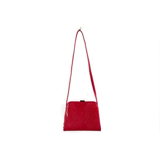 MONNARI - ŚLICZNA MAŁA MALINOWA TOREBKA WIZYTOWA - BAG0090-004 galeriakufer-pl czerwony