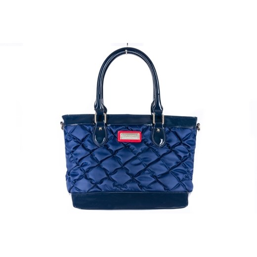 MONNARI - PIĘKNA GRANATOWA PIKOWANA TOREBKA DAMSKA - BAG0480-013 galeriakufer-pl granatowy