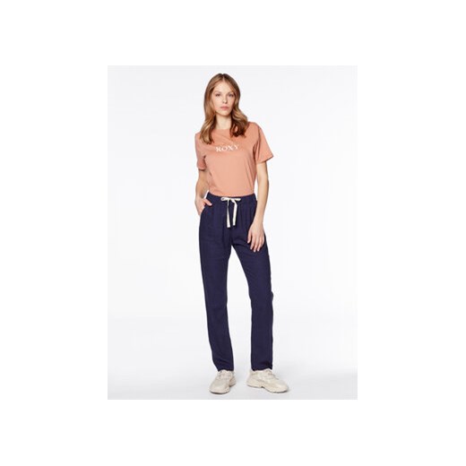 Roxy T-Shirt Noon Ocean ERJZT05490 Pomarańczowy Regular Fit XXS MODIVO