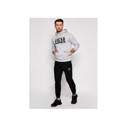 Jack&Jones Spodnie dresowe Gordon 12165322 Czarny Regular Fit XXL MODIVO