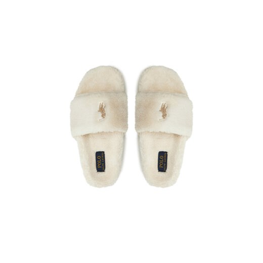 Polo Ralph Lauren Kapcie Elenore 842957051002 Écru Polo Ralph Lauren 38_5 MODIVO
