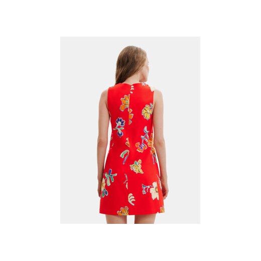 Desigual Sukienka codzienna 23SWVW70 Czerwony Slim Fit Desigual S MODIVO