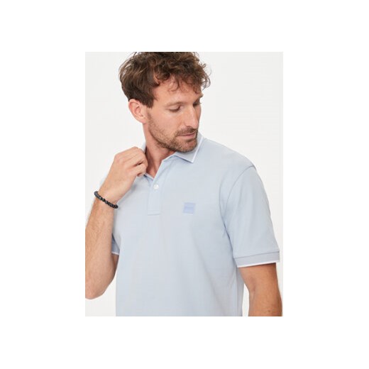 Boss Polo Passertip 50507699 Niebieski Slim Fit 3XL MODIVO