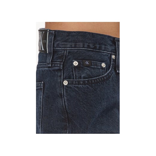 Calvin Klein Jeans Jeansy J20J221786 Granatowy Mom Fit 26_30 MODIVO
