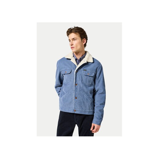 Wrangler Kurtka jeansowa 112357214 Niebieski Regular Fit ze sklepu MODIVO w kategorii Kurtki męskie - zdjęcie 177250038