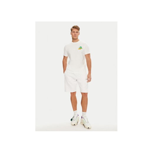 Off-White T-Shirt OMAA027S23JER0040184 Biały Regular Fit M MODIVO