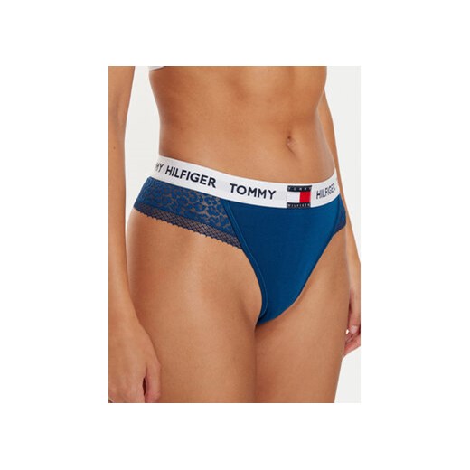 Tommy Hilfiger Stringi UW0UW05619 Niebieski Tommy Hilfiger M MODIVO