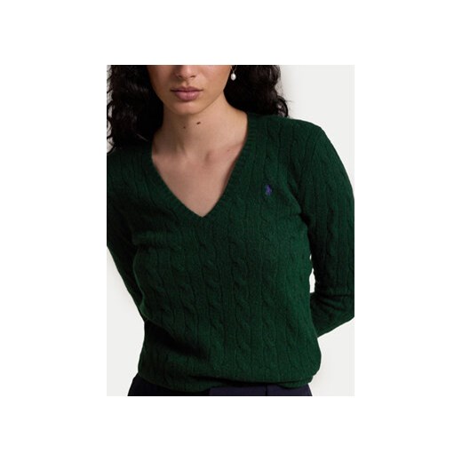 Polo Ralph Lauren Sweter 211910422010 Zielony Slim Fit Polo Ralph Lauren XS MODIVO