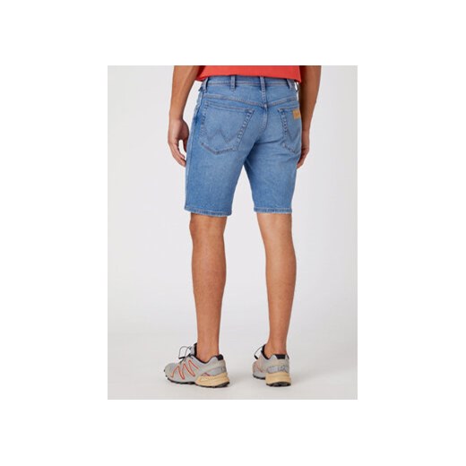 Wrangler Szorty jeansowe W11C84Z94 112330706 Niebieski Slim Fit Wrangler 36 MODIVO