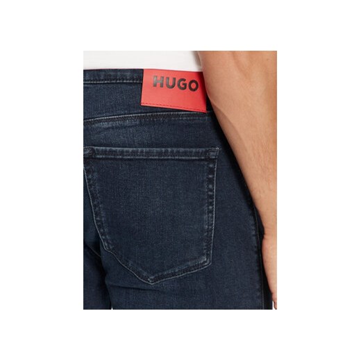 Hugo Jeansy 50522149 Granatowy Slim Fit 36_34 MODIVO