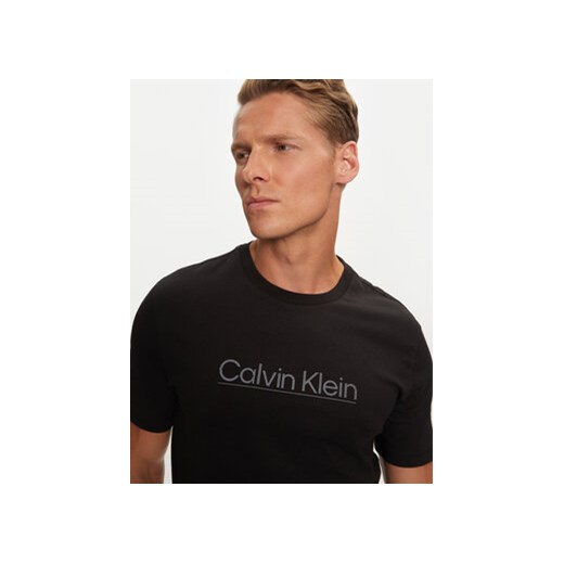 Calvin Klein T-Shirt Raised Line Logo K10K113587 Czarny Regular Fit Calvin Klein M MODIVO