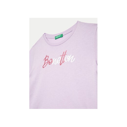 United Colors Of Benetton T-Shirt 3I1XC10JQ Fioletowy Regular Fit United Colors Of Benetton 150 MODIVO