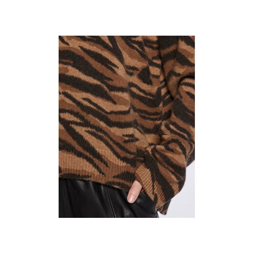 Zadig&Voltaire Sweter Markus KWSW01460 Brązowy Relaxed Fit Zadig&voltaire XS MODIVO