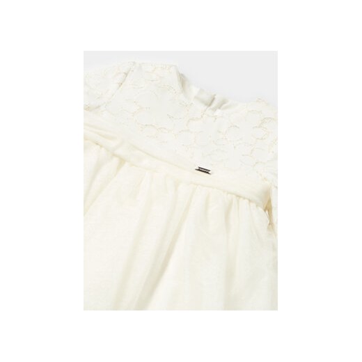 Mayoral Sukienka elegancka 2.855 Écru Regular Fit Mayoral 18M MODIVO