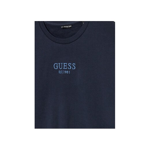 Guess Bluza L4BQ28 KAV33 Granatowy Regular Fit Guess 10Y MODIVO