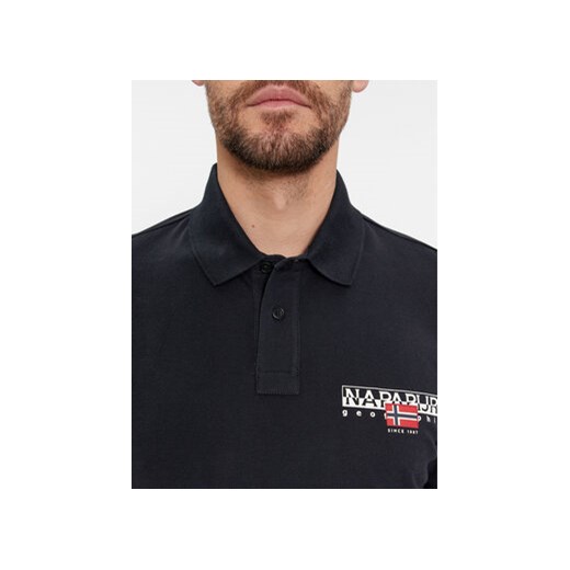 Napapijri Polo E-Aylmer NP0A4HTN Czarny Regular Fit Napapijri L MODIVO