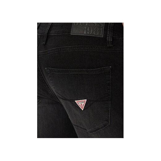 Guess Jeansy Angels M4GAN2 D5AX1 Czarny Slim Fit Guess 30_30 MODIVO