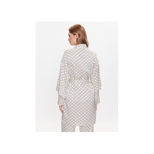 KARL LAGERFELD Szlafrok 225W2134 Biały Regular Fit Karl Lagerfeld L MODIVO