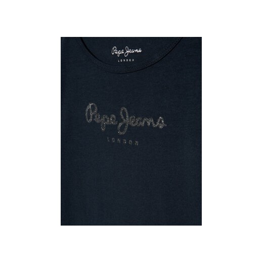 Pepe Jeans Bluzka Hana Glitter PG501364 Granatowy Regular Fit Pepe Jeans 6Y MODIVO