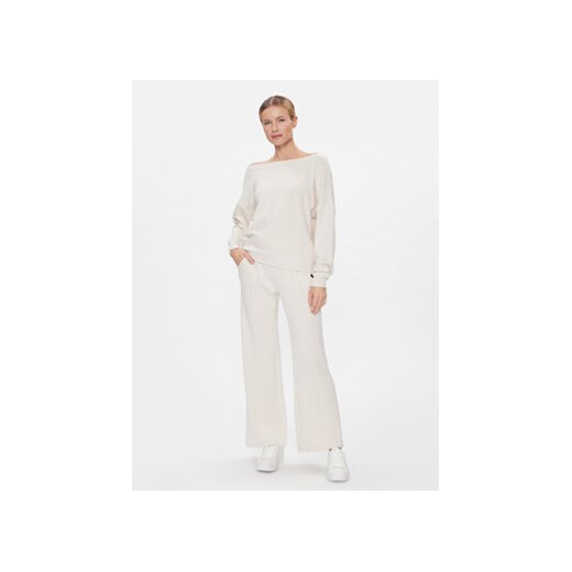 DKNY Sport Spodnie materiałowe DP3P3339 Écru Wide Leg M MODIVO