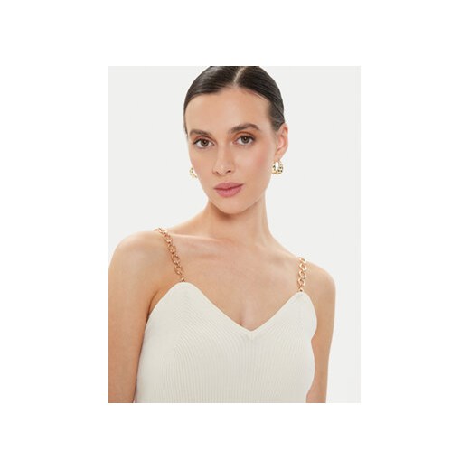 Morgan Top 241-MUSTO Écru Slim Fit Morgan L MODIVO