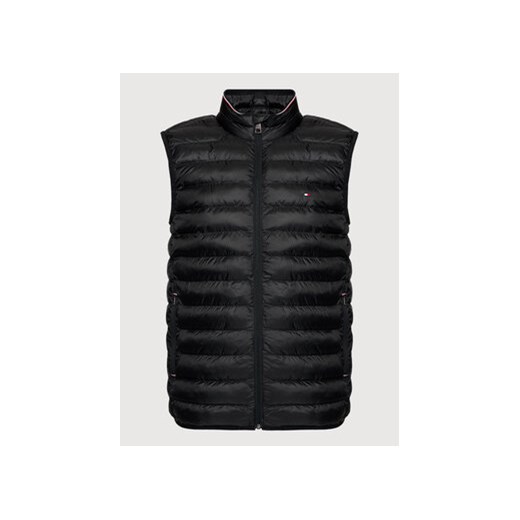 Tommy Hilfiger Kamizelka Core Circular MW0MW18762 Czarny Regular Fit Tommy Hilfiger XXL MODIVO