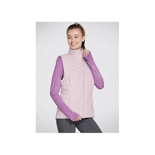 Skechers Bezrękawnik Goshield Everyday Vest JA7 Różowy Regular Fit Skechers XS MODIVO