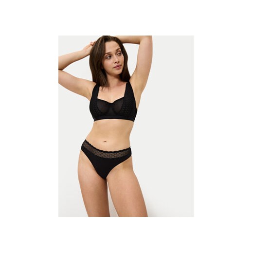 Triumph Stringi Feel Of Modal 10219764 Czarny Triumph XL MODIVO