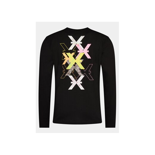 Richmond X Longsleeve Hairiti UMP24139TS Czarny Regular Fit Richmond X S MODIVO